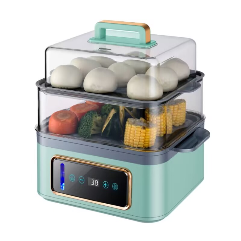 DH-002A Cuiseur à vapeur électrique pour légumes et aliments à 3 niveaux 800W